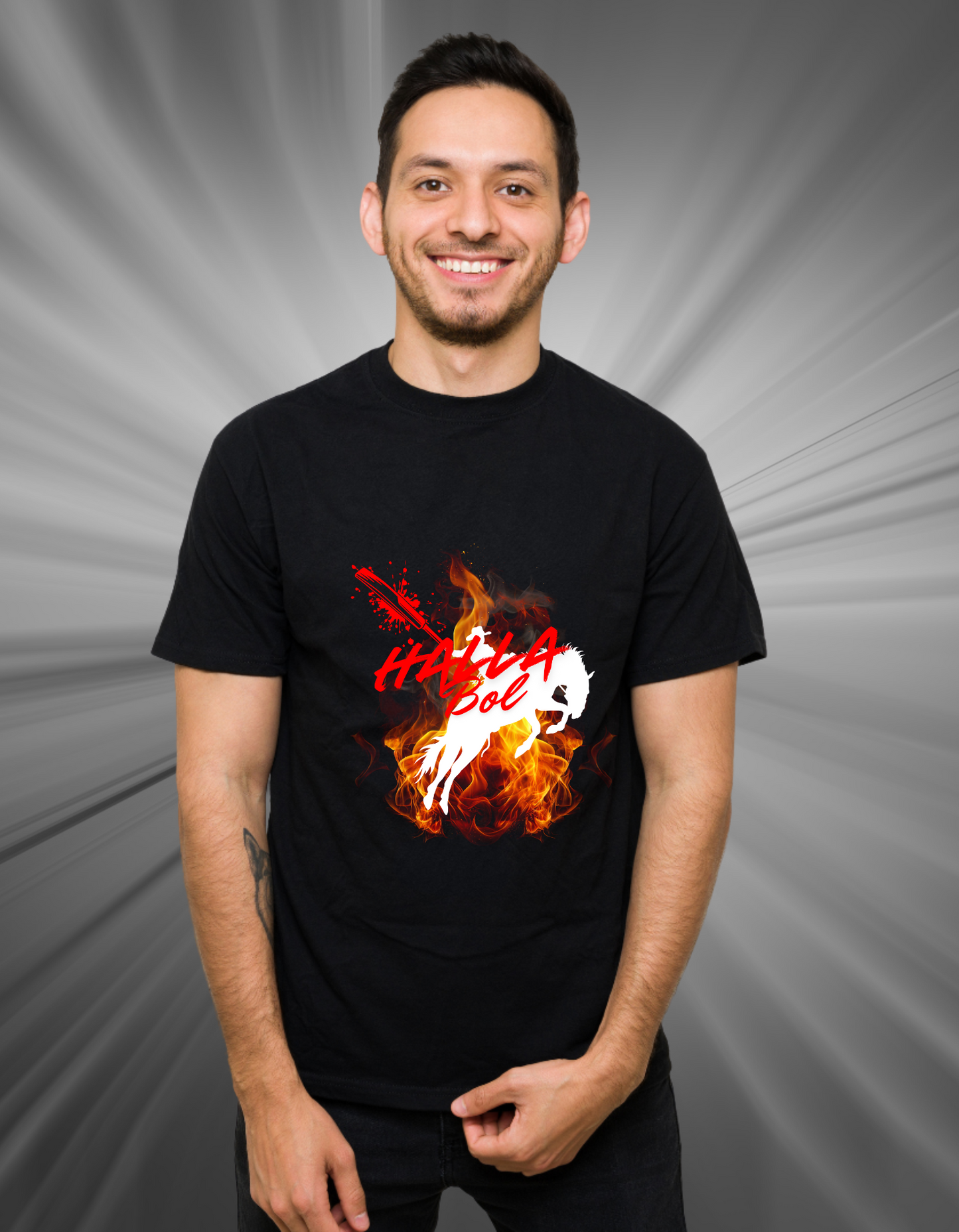 RR (Halla Bol) - Male Classic Crew T-Shirt