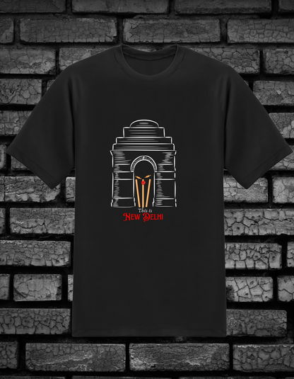 DD (Delhi Daredevils) Male Classic Crew T-Shirt