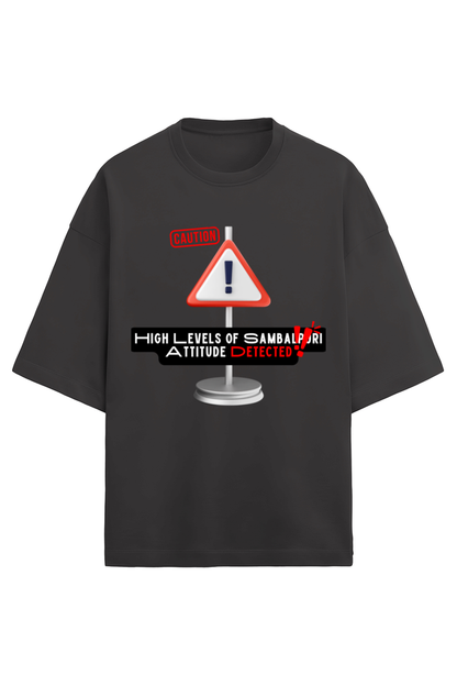 High Attitude Sambalpuria - Unisex Terry Oversized T-Shirt