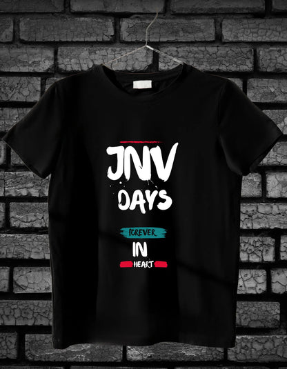 JNV Days, Forever in Heart - Female Round Neck Half Sleeve Classic