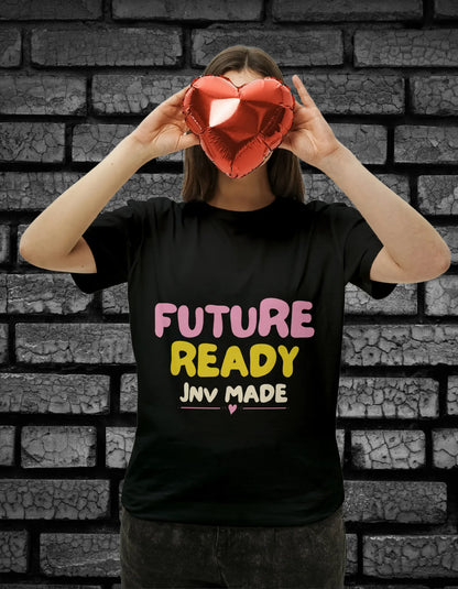 Future Ready - JNV Made - Female Round Neck Half Sleeve Classic