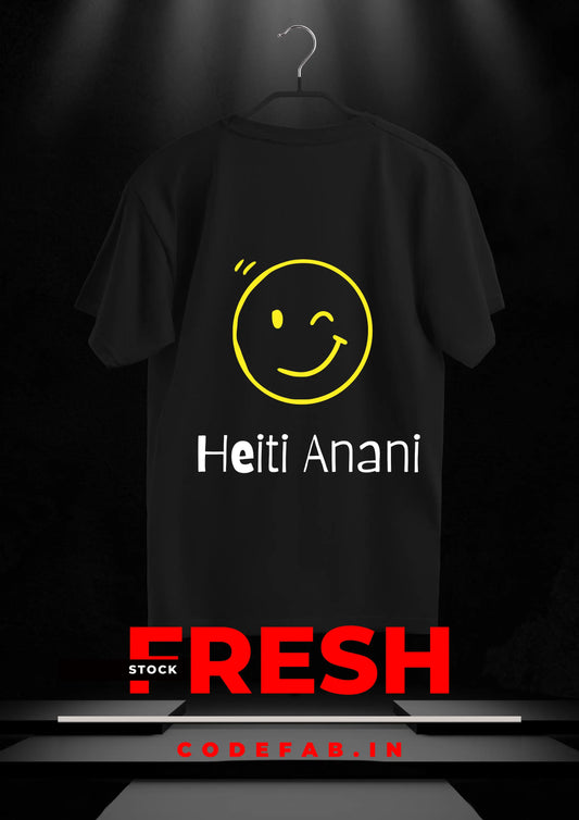 Heiti Anani - Male Round Neck Half Sleeve Classic