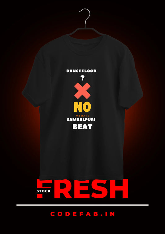 No Dance floor - Male Round Neck Half Sleeve Classic